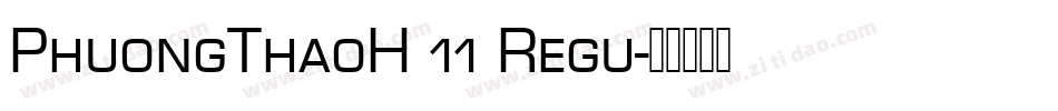 PhuongThaoH 11 Regu字体转换
